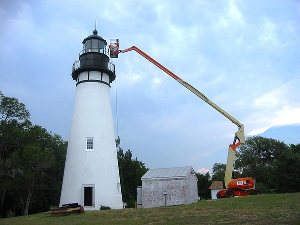 Glyn lighthouse restoration
